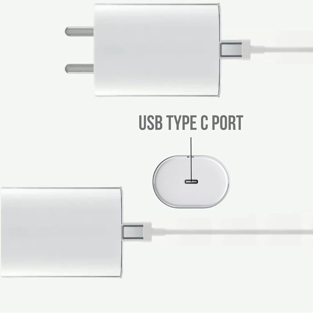 Nothing phone 45W, USB-C Compatible Power Charger (White)