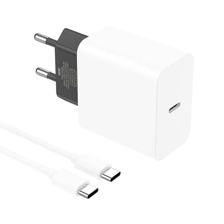 Original Google 30W PD Fast USB-C Charger Compatible with Google Products that support 30w charging.