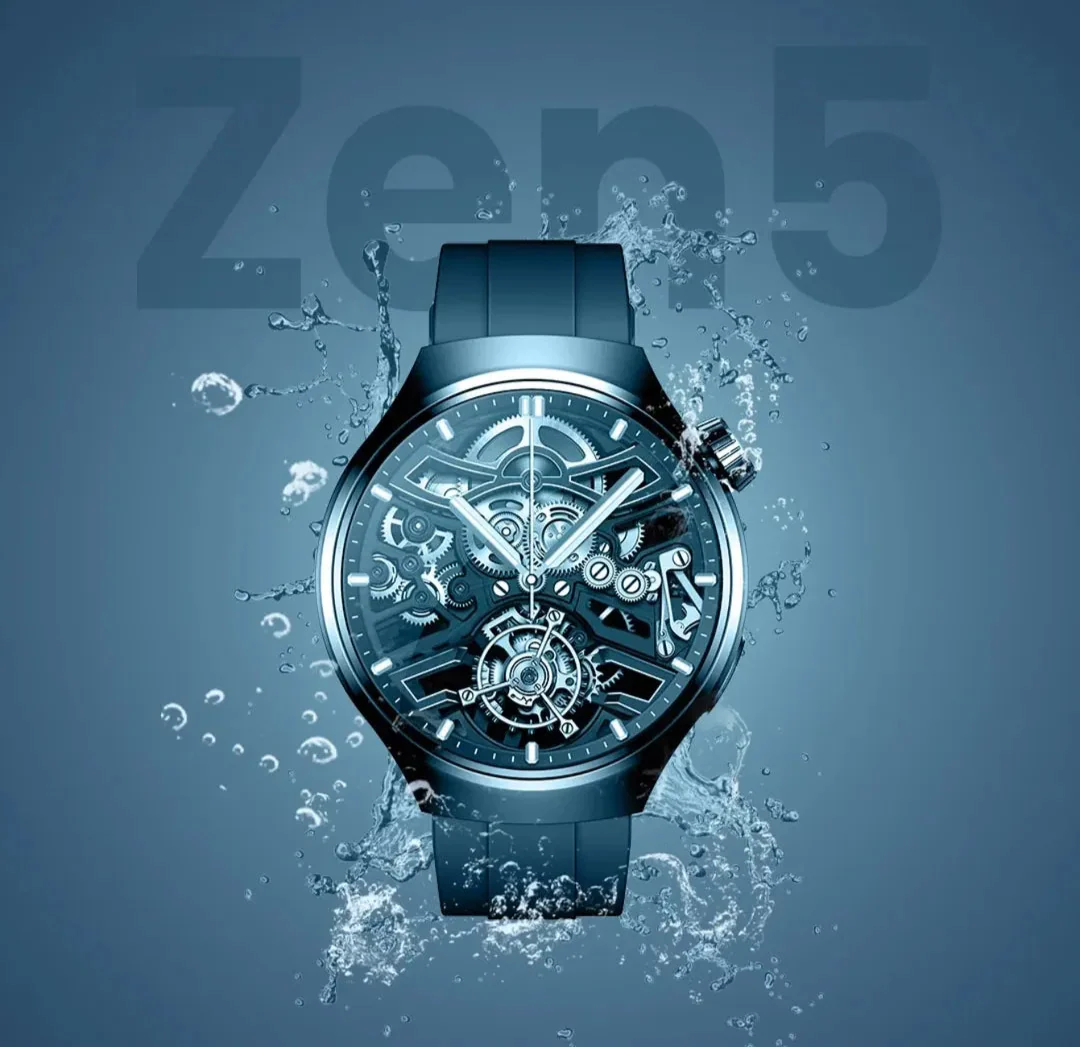 ZedX Zen 5 - Luxury Smart Watch with Water Resistance and High-Tech Features