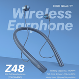 ZedX Wireless Neckband Z48 - Premium Sound, Ultra-Comfort Fit, and Long Battery Life