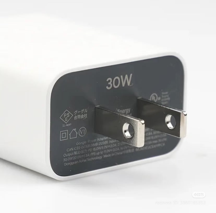 Original Google 30W PD Fast USB-C Charger