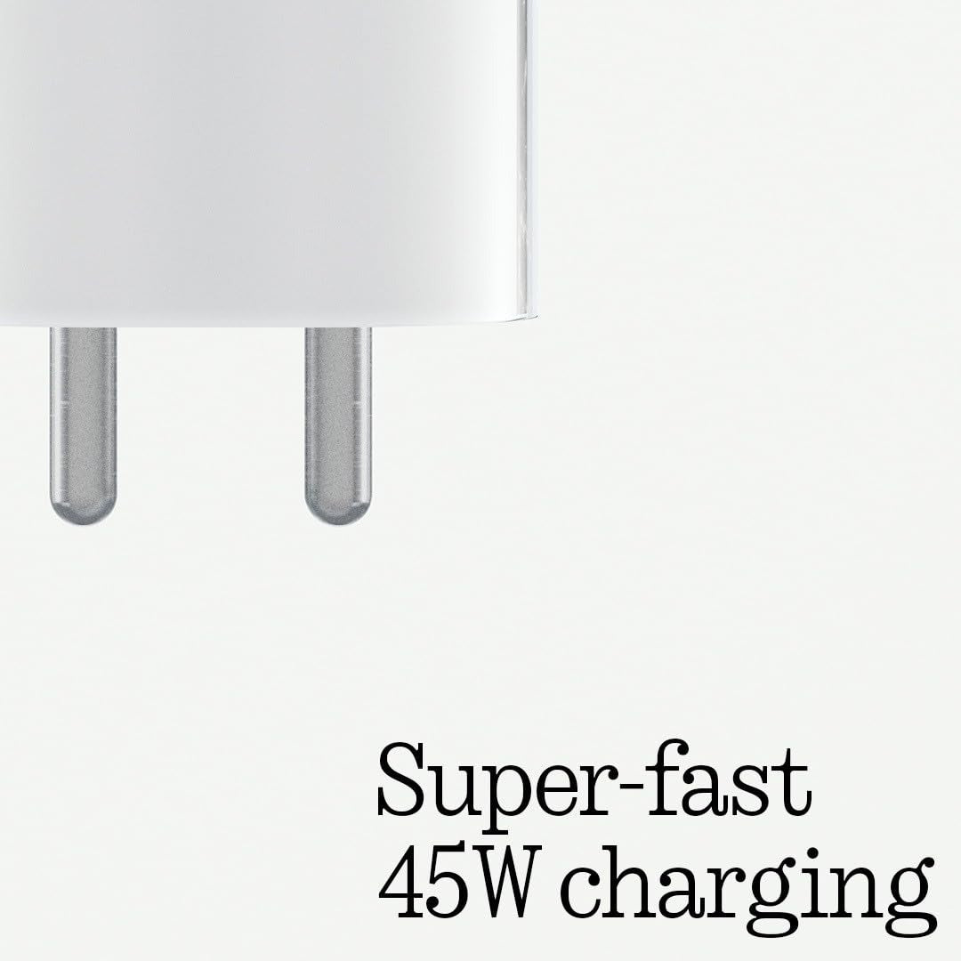 Nothing 45W Dual port, USB-C Rapid Charger (White)