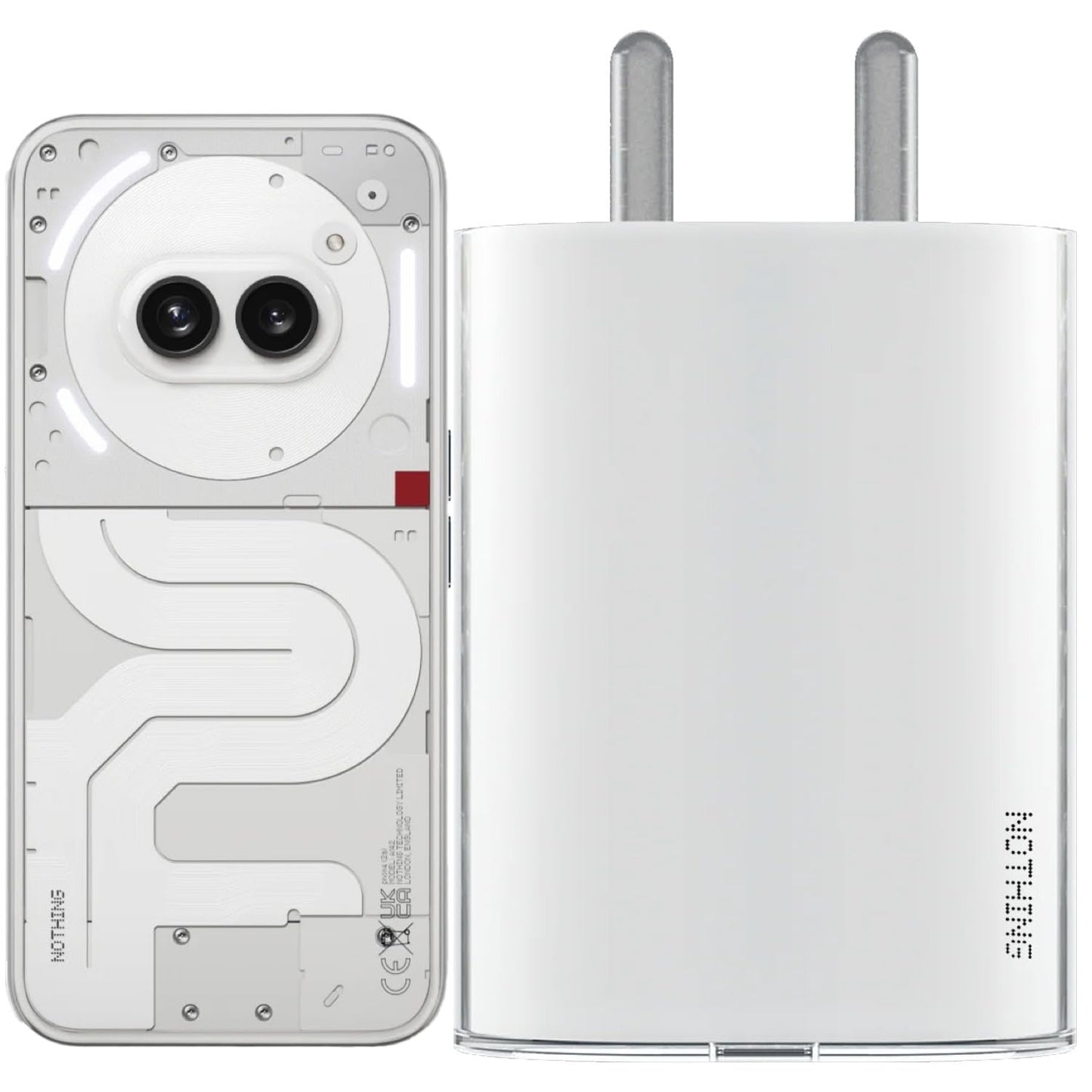 Nothing 45W Dual port, USB-C Rapid Charger (White)