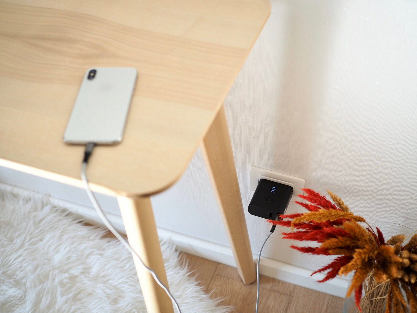 ZMI APB01 Powerbank 6500mAh Dual USB Wall Charger.