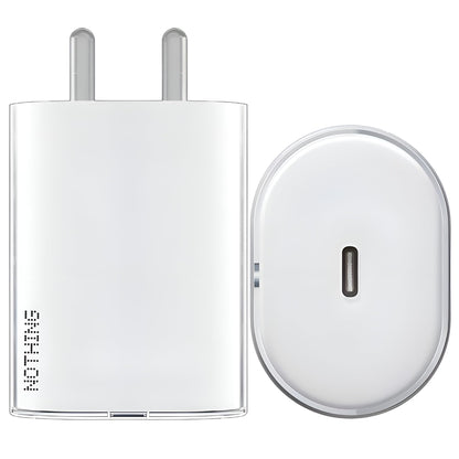 Nothing phone 45W, USB-C Compatible Power Charger  (White)