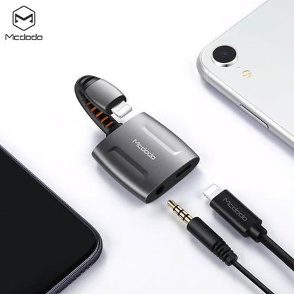 Mcdodo CA-634 Odin Series Lightning to Lightning & DC3.5mm Audio Adapter Pro