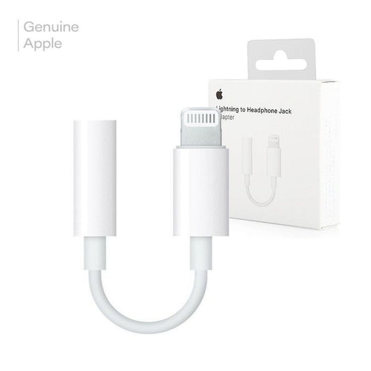 Apple Lightning to 3.5 mm Headphone Jack Adapter. Model: MMX62AM/A