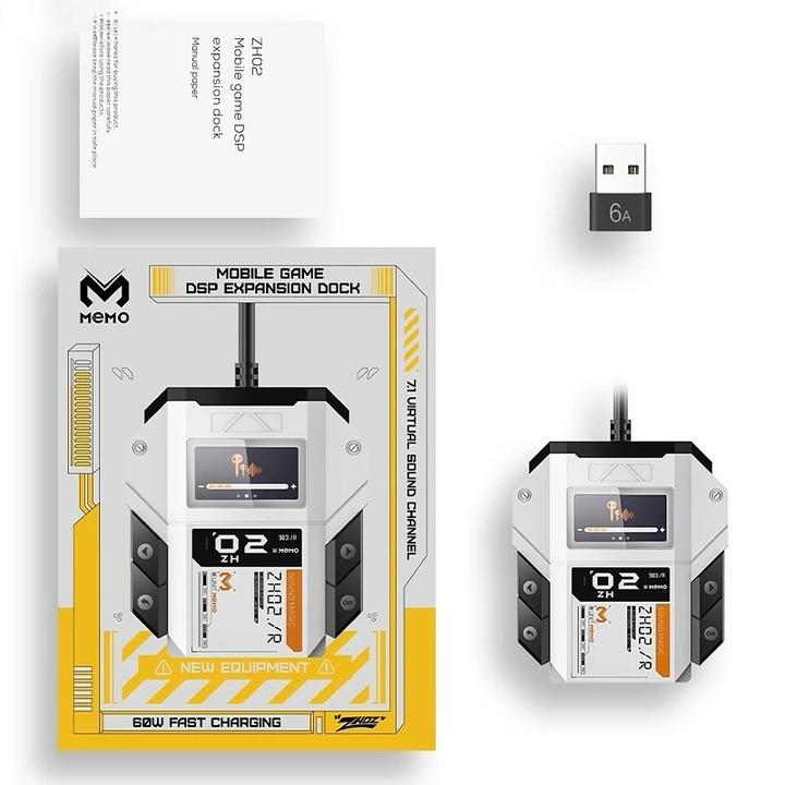 Memo ZH02 Display Splitter DSP Sound Card for Gaming 🔥