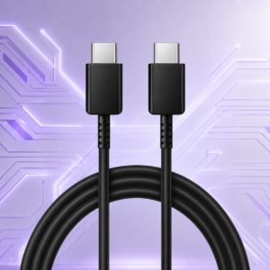 Original Samsung Type-C to Type-C fast charging cable for Samsung Galaxy phones, tablets, and USB-C devices