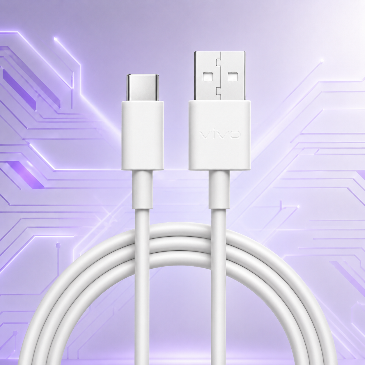 Original Vivo Super Flash Charging Cable Type-C for fast charging Vivo smartphones and USB-C devices