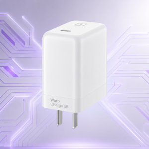 OnePlus 65W Warp Charge fast charging adapter for OnePlus smartphones and compatible devices