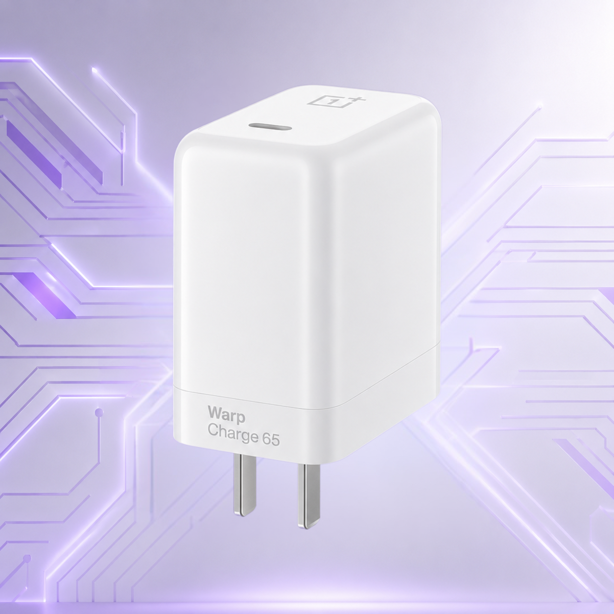 OnePlus 65W Warp Charge fast charging adapter for OnePlus smartphones and compatible devices
