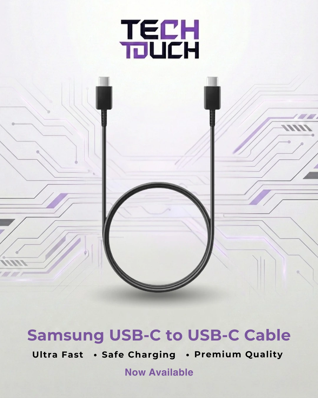 Original Samsung Type-C To Type-C Cable