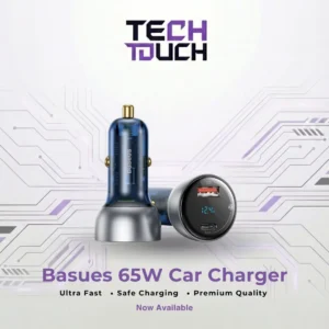 Baseus Digital Display QC+PPS Quick Car Charger 65W Output
