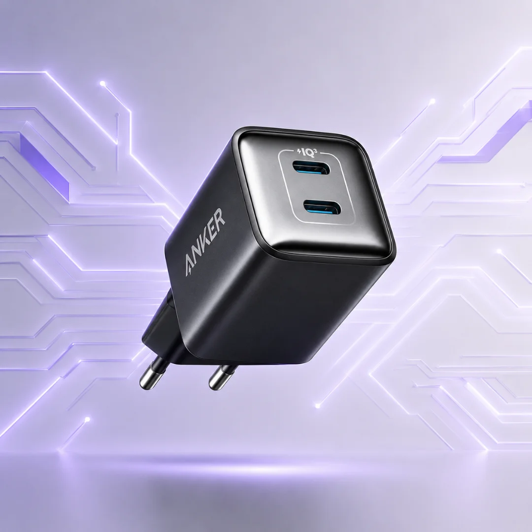 Original Anker 511 Nano 3 30W USB-C GaN fast charger in Latte color