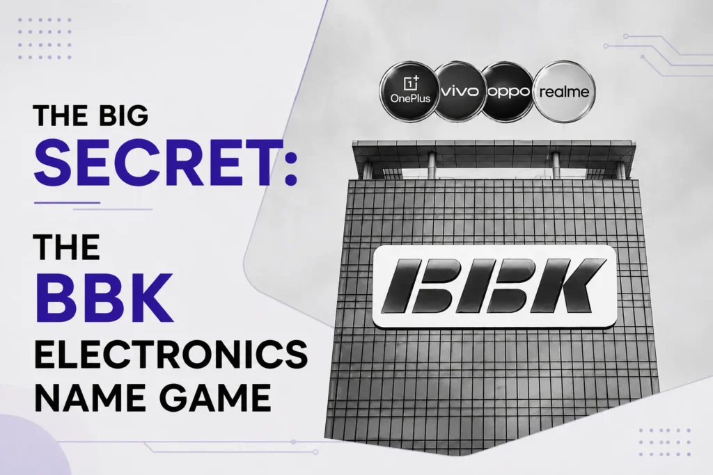 Graphic detailing the BBK Electronics connection between OnePlus, Vivo, Oppo, and Realme fast charging systems.
