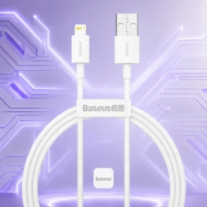 Original Baseus Superior USB-A to Lightning Cable (100cm, White) Price in Pakistan