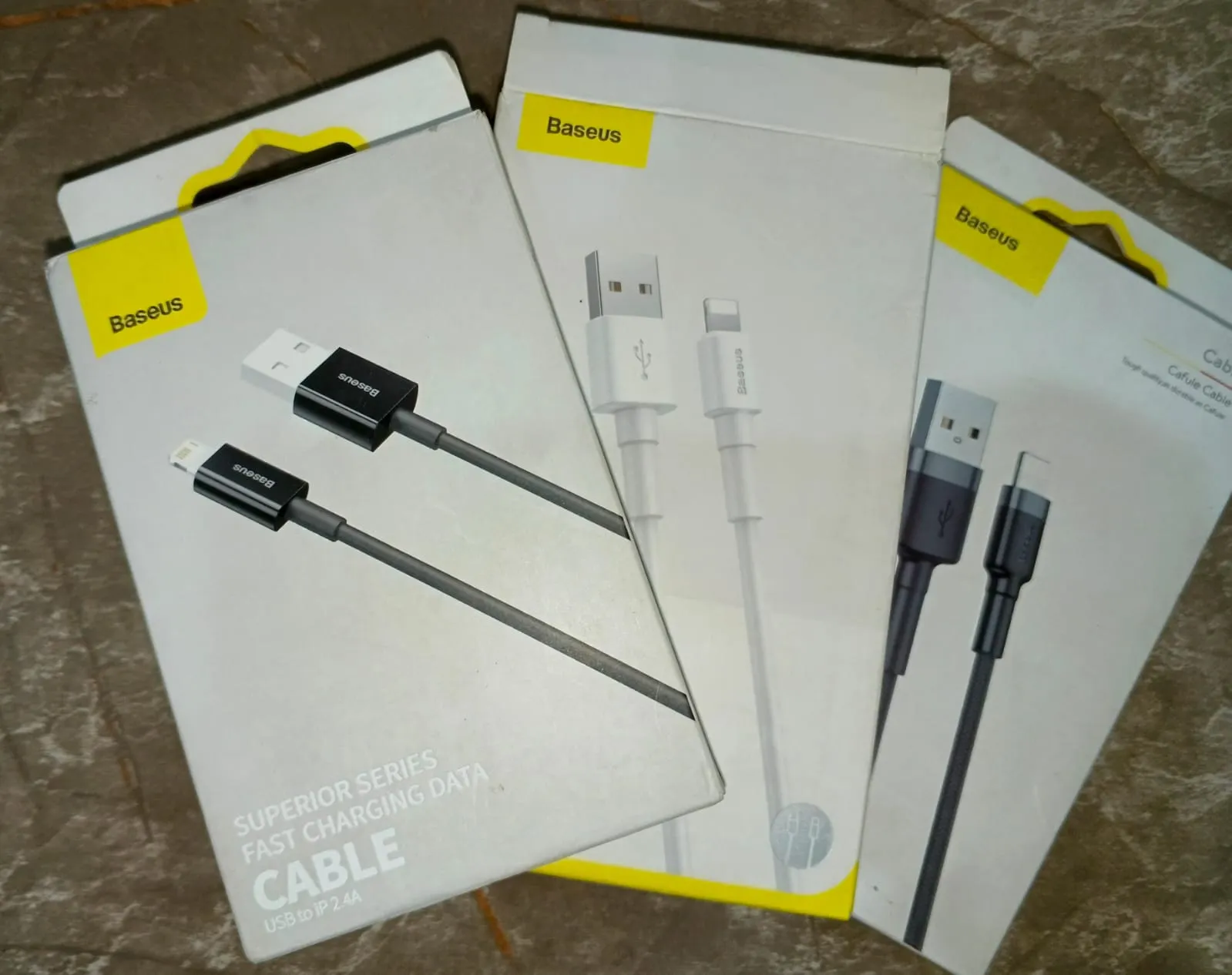 Original Baseus Superior USB-A to Lightning Cable (100cm, White) Price in Pakistan - Image 2